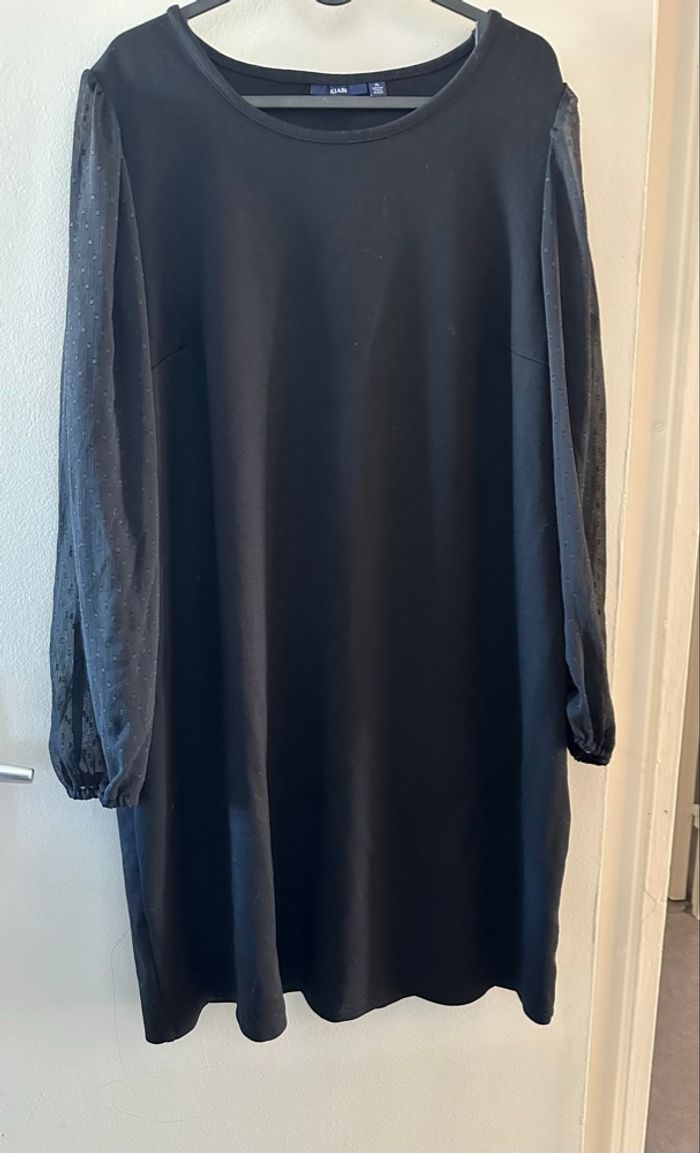 Robe manches transparentes