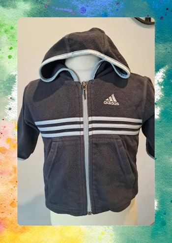 Veste polaire à capuche 12 mois Adidas