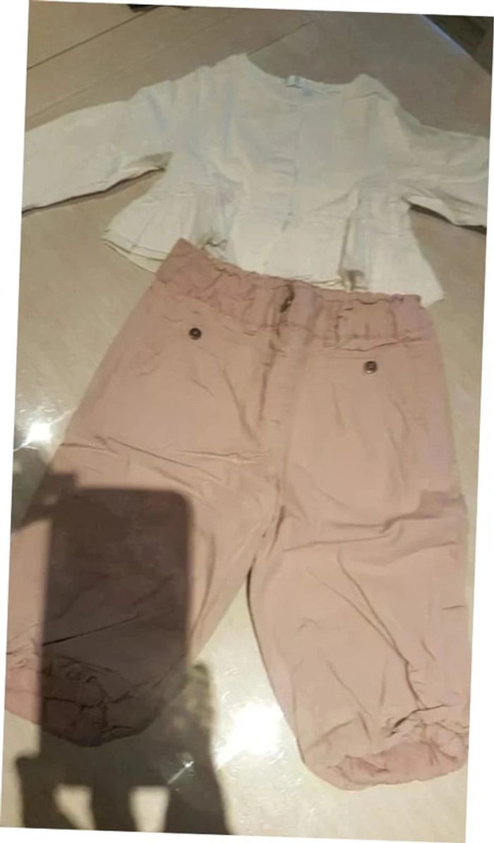 Pantalon + tee shirt manches longues