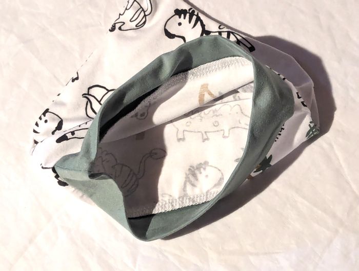 Bonnet Nœud Pointe Dessins Animaux Savane Bandeau Vert Vêtement Accessoire Petits Enfants Bébés - photo numéro 7