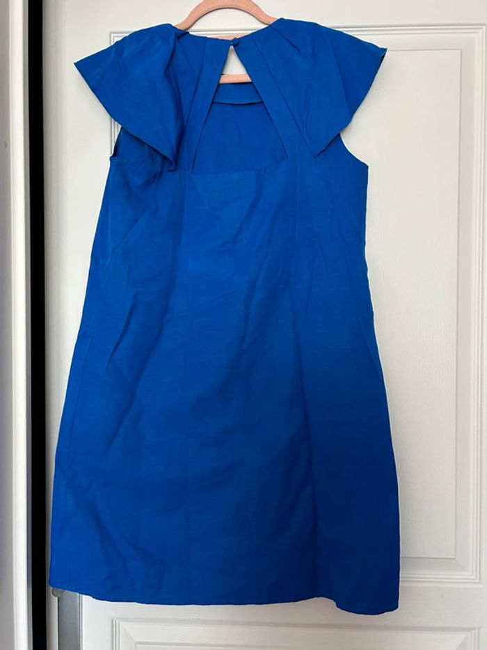 Robe Tara Jarmon bleu cobalt T. 40 - photo numéro 4