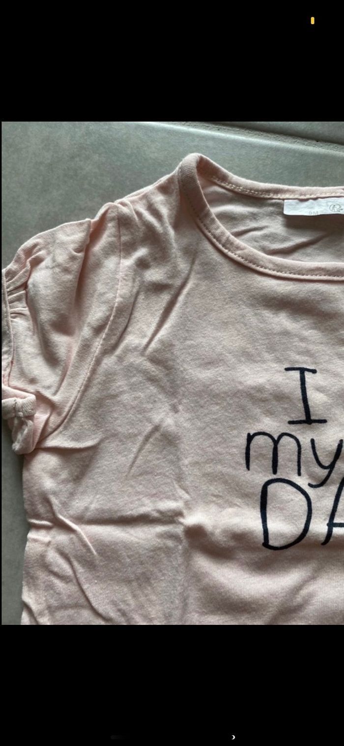 Tee shirt I love Dad 9 mois - photo numéro 2