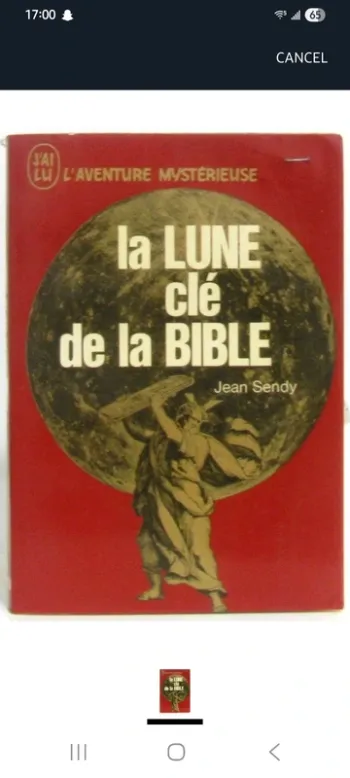 La lune clé de la bible. Jean Sendy.