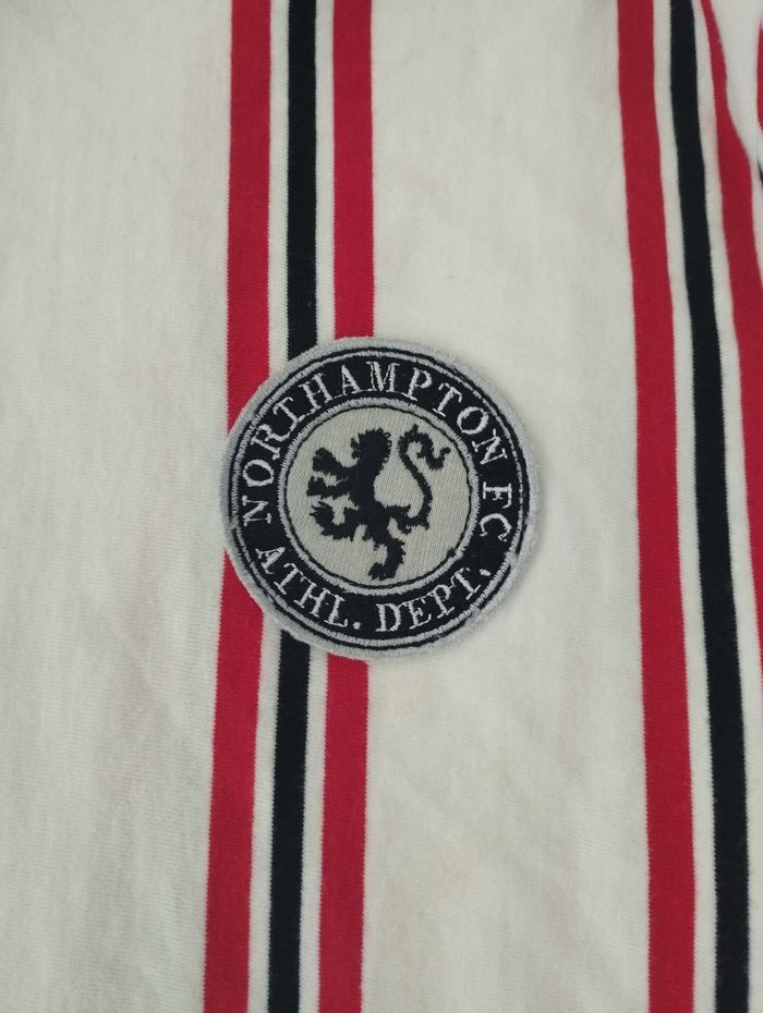 T-shirt manches longues style maillot de foot H&M taille M - photo numéro 2