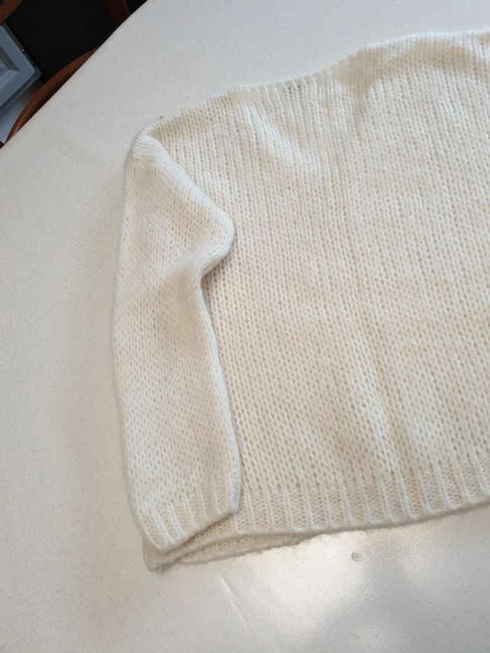Pull crème XL femme - photo numéro 8