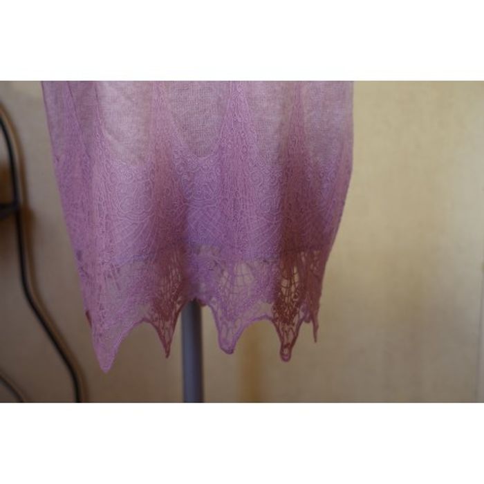 As by Strena - Robe laine et dentelle Taille 40 - photo numéro 8