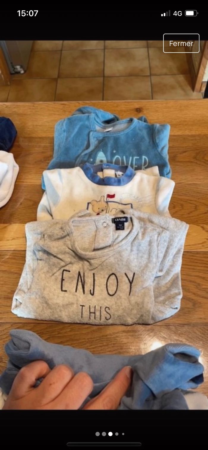 Lot pyjama - photo numéro 3