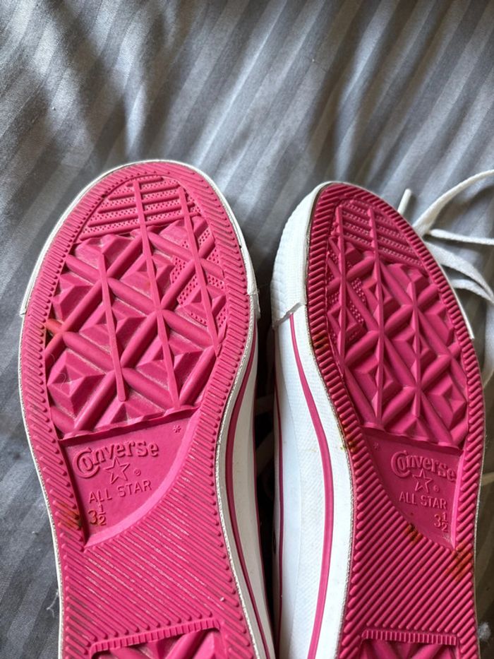 Converse cuir pointure 36 - photo numéro 4