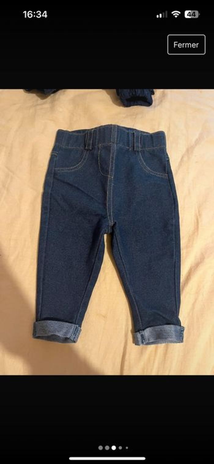 Lot pantalon taille 6 mois - photo numéro 7