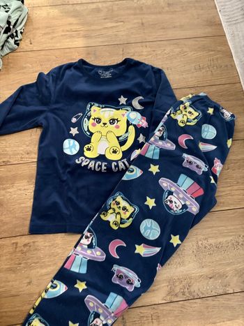 Pyjama chat 7-8 ans 