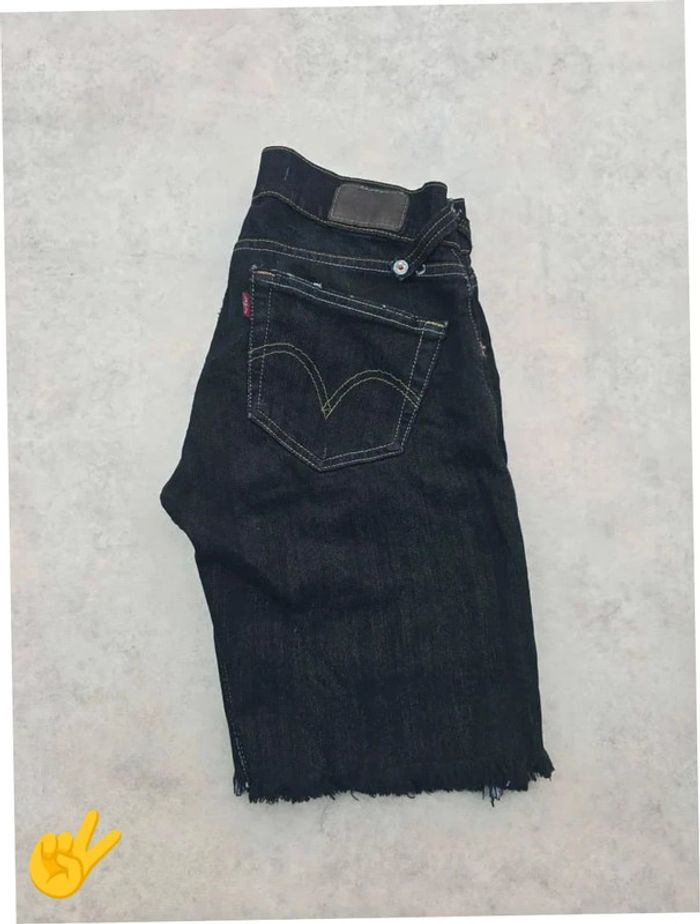 Short Levi's W26 FR36 Noir Homme men #SHO39b