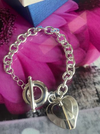 Bracelet pendentif cœur 