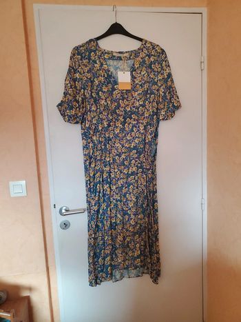 Robe longue fleuri