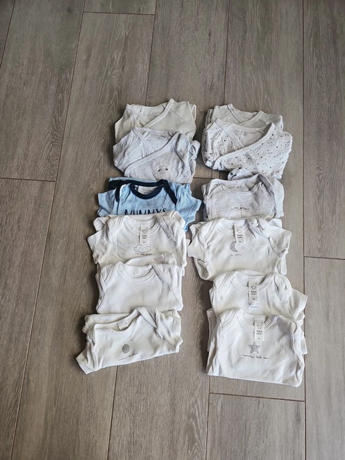 Lot de 12 bodys