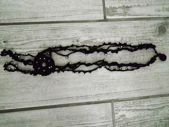 Collier au crochet fait main