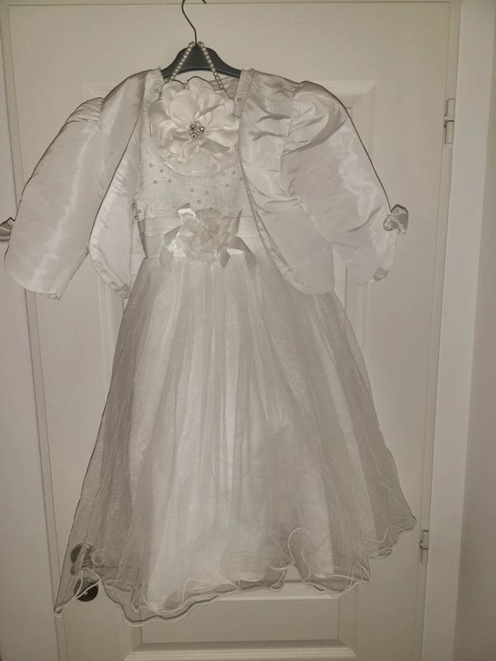 Robe cérémonie 10 ans + gilet + sac à main + serre-tête - photo numéro 3