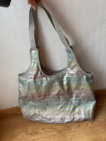 Sac Little Marcel gris argenté
