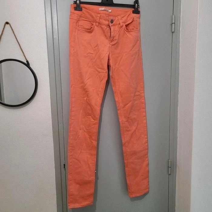 Pantalon DDP orange/ corail taille 26 /36 - photo numéro 5