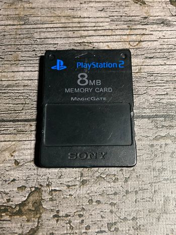 Memory Card 8MB PS2 loose Sony Noire