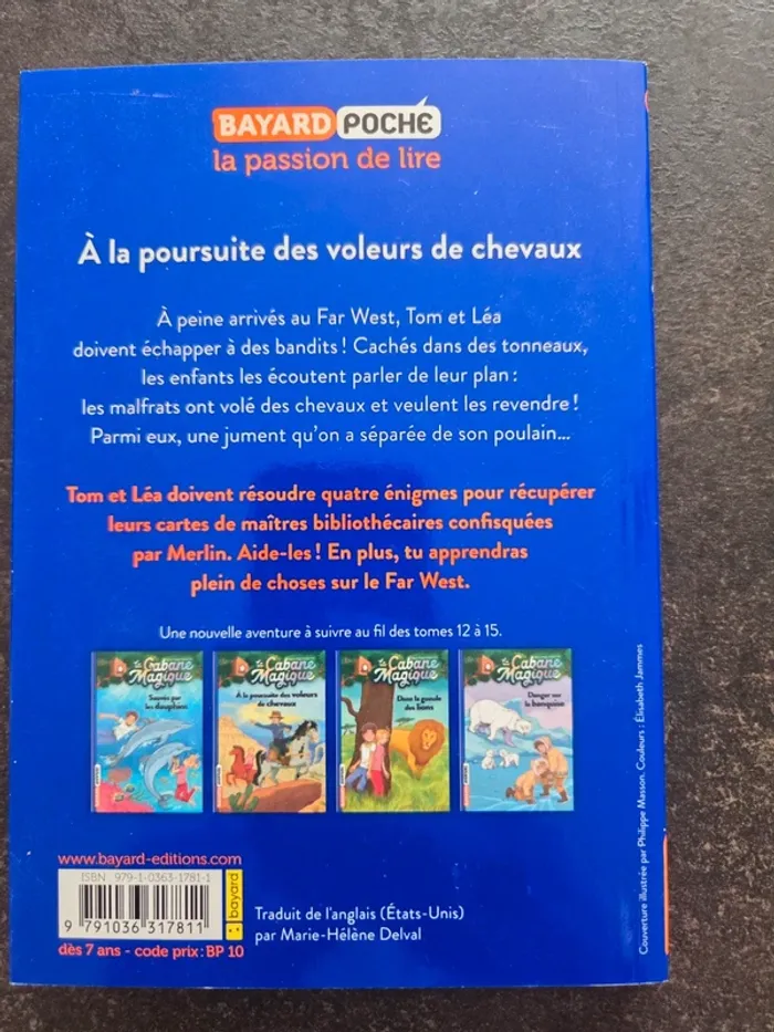 Livre cabane magique à la poursuite des voleurs de chevaux - photo numéro 2