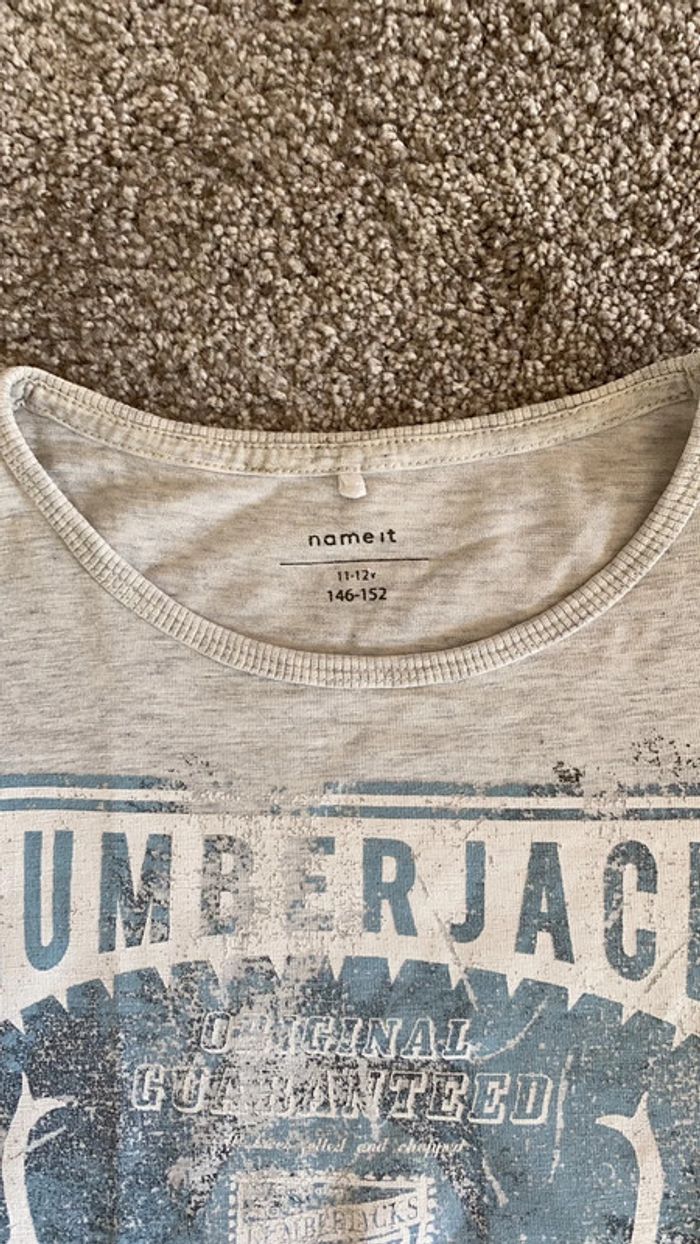 T-shirt manches longues name it 11/12 ans - photo numéro 3