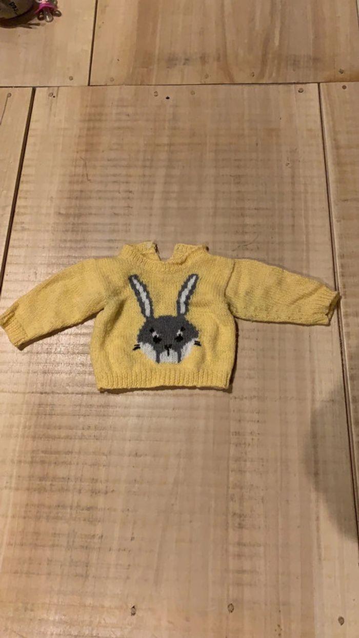 Ensemble jeggings Gémo et pull fait main - photo numéro 2