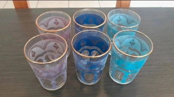 lot de verre à thé 