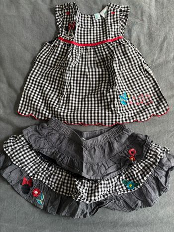 Ensemble été fille 18mois