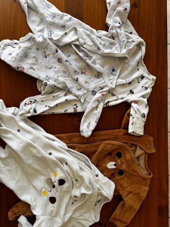 5 pyjamas velours 3 mois
