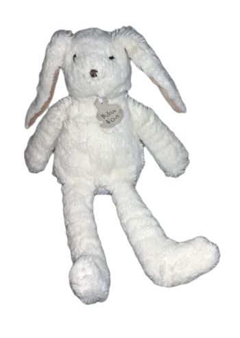Peluche Doudou Lapin Lapinou blanc 35 cm Histoire d ours