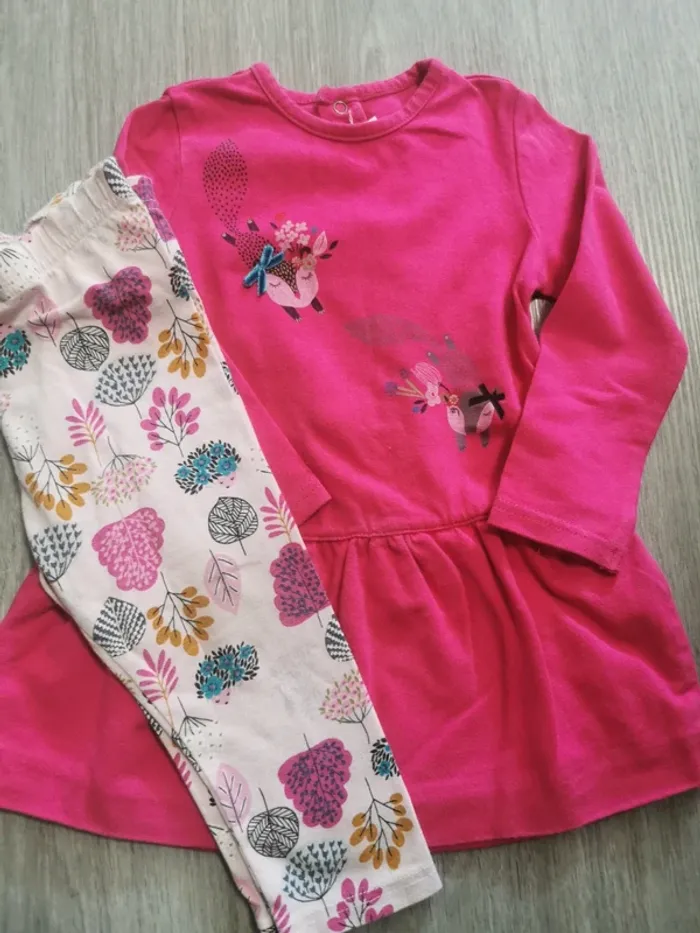 Ensemble fille catimini 18 mois
