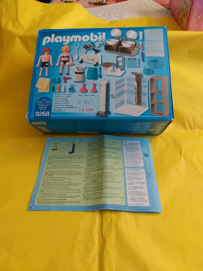 Playmobil N°9268 Salle de bain avec douche a l'italienne Complet - photo numéro 17
