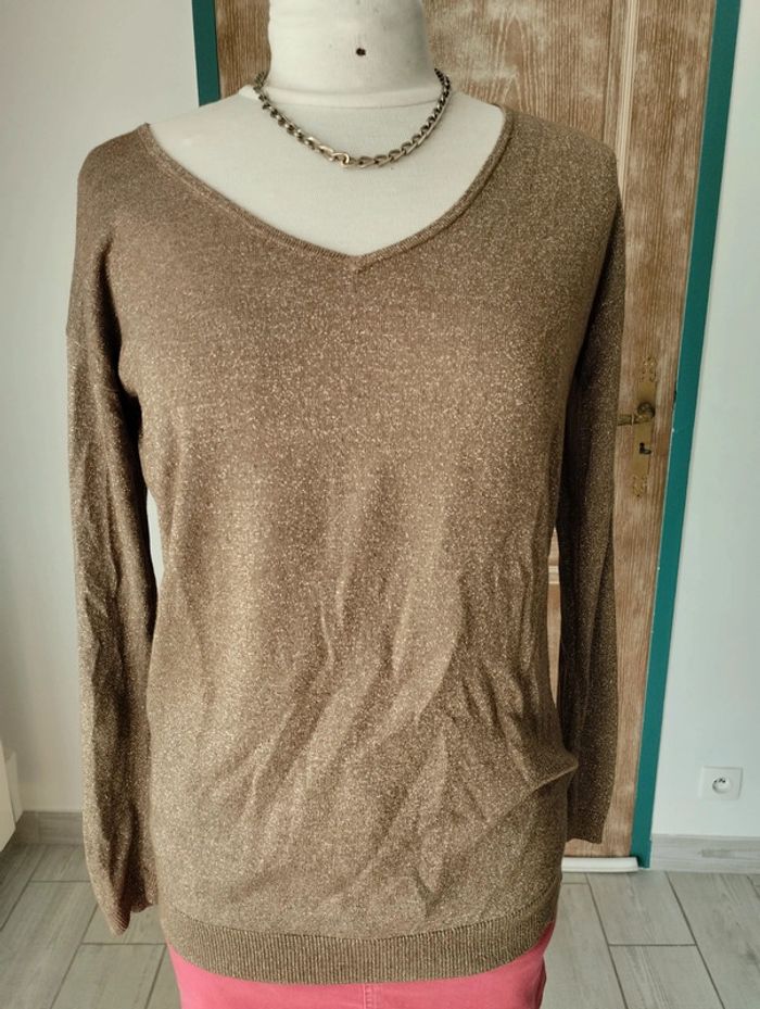 Pull doré dos ouvert 💛