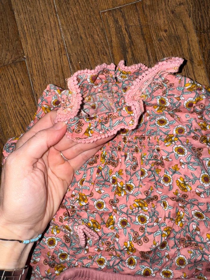 Blouse et pantalon léger Bout’chou 9 mois - photo numéro 2