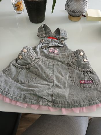 ROBE JEAN GRIS TISSAIA