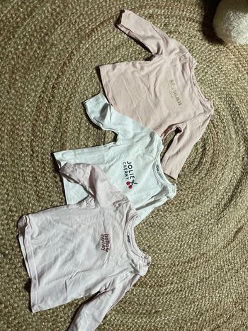 Lot de 3 pulls bébé fille