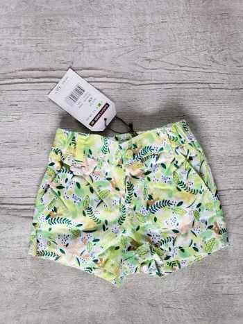 Short Sergent Major  6 mois vert feuillage Tawes