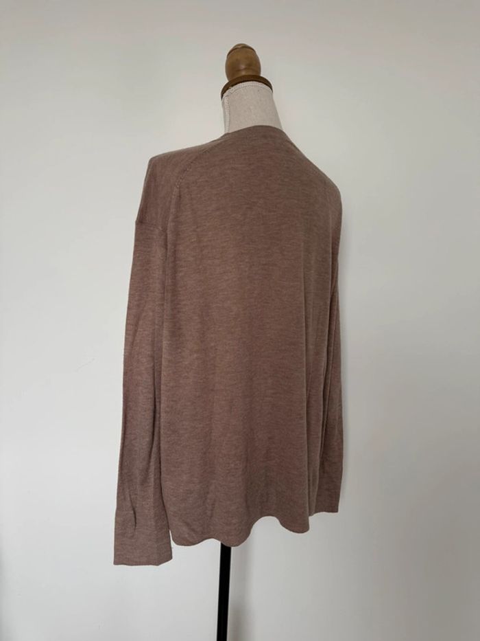 Haut bouse Zara chemisier camisa chemise camicetta blusa t-shirt camicia overhemd Folder manche - photo numéro 2