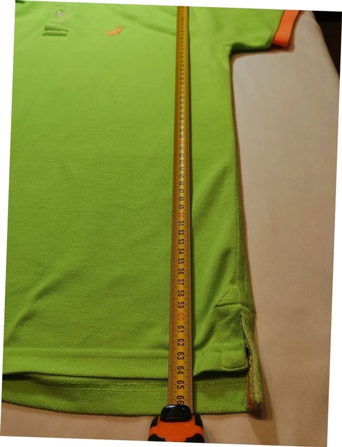 Jn-Joy polo t-shirt jaune fluo et orange très bon état taille S - photo numéro 10
