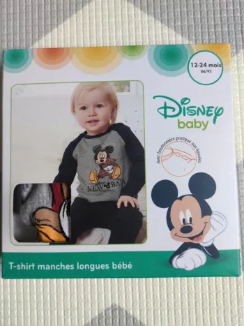 Tee shirt Mickey 12-24 mois