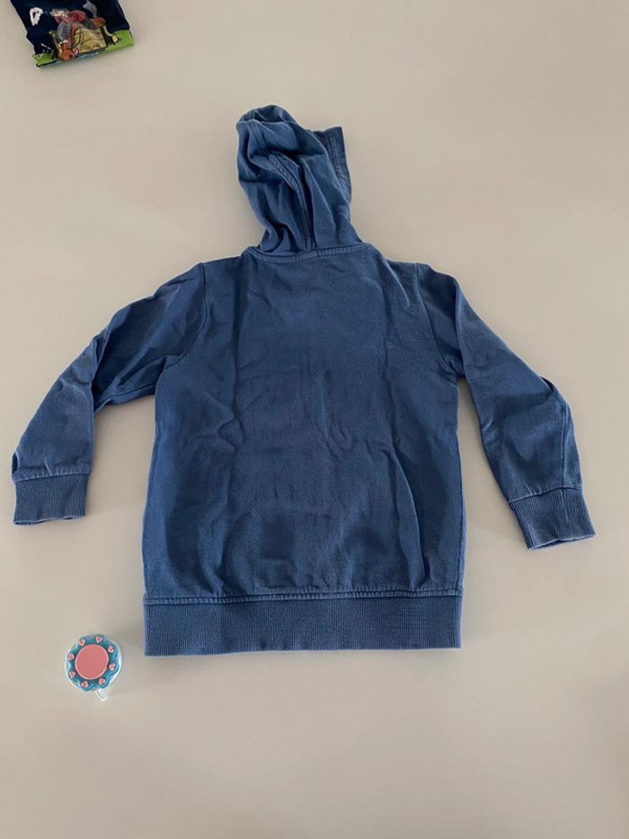 Gilet capuche zip bleu Esprit 5 ans - photo numéro 5