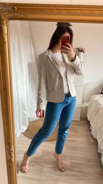 Blazer beige crème  vintage chic
