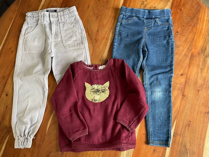 Lot vêtements fille 5 ans - photo numéro 2