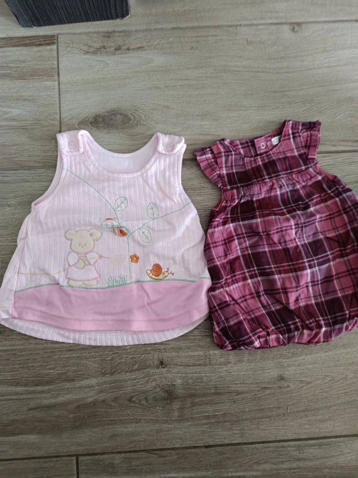 Lot de 2 robes fille 3 mois dont 1 kitchoun - photo numéro 2