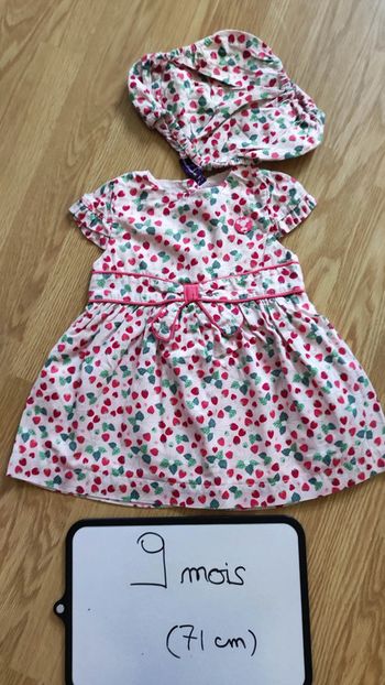 robe + culotte taille 9 mois
