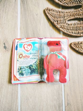 🐻Coffret peluche Ty teenie Beanie babies ours Osito the bear