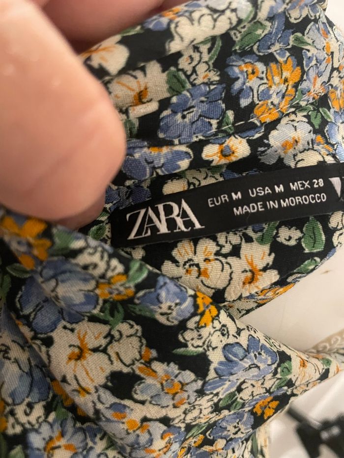 Blouse à manche longue pour femme taille 38 marque Zara - photo numéro 5