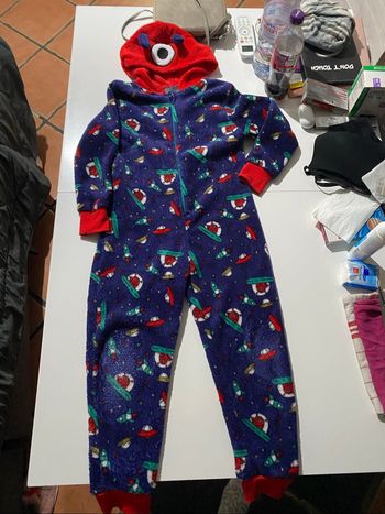 Combinaison pyjama garçon 9 th avenue bleue marine taille7 ans