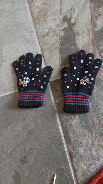 Gants fille fantaisie