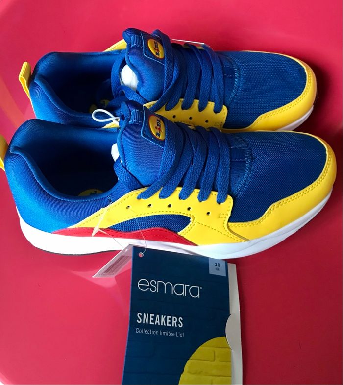 Baskets multicolores »Esmara »Édition limitée Lidl - photo numéro 3